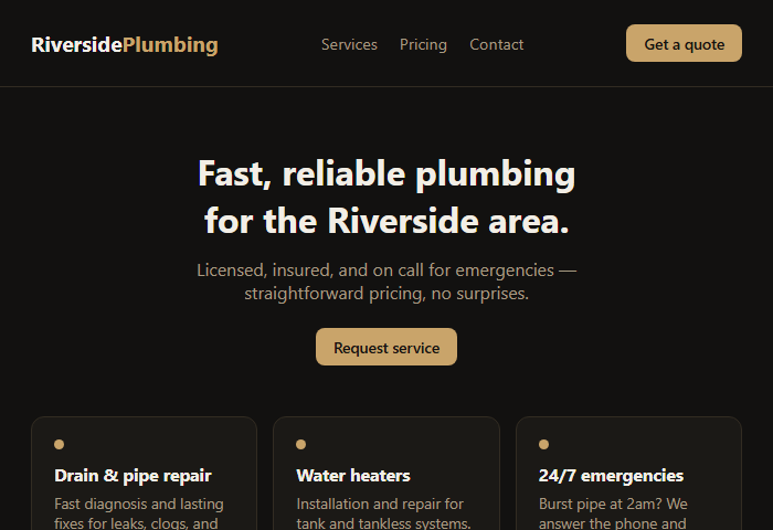 After: a clean, modern demo redesign